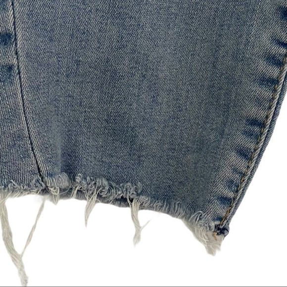 Vintage America distressed jeans with patches SZ 6 - Picture 3 of 6